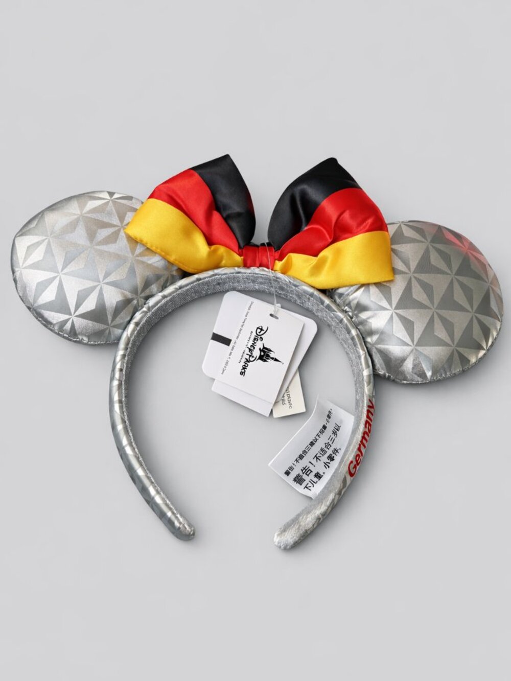 Retired Authentic Disney Parks Germany Pavilion Minnie Mouse Ears - NWT